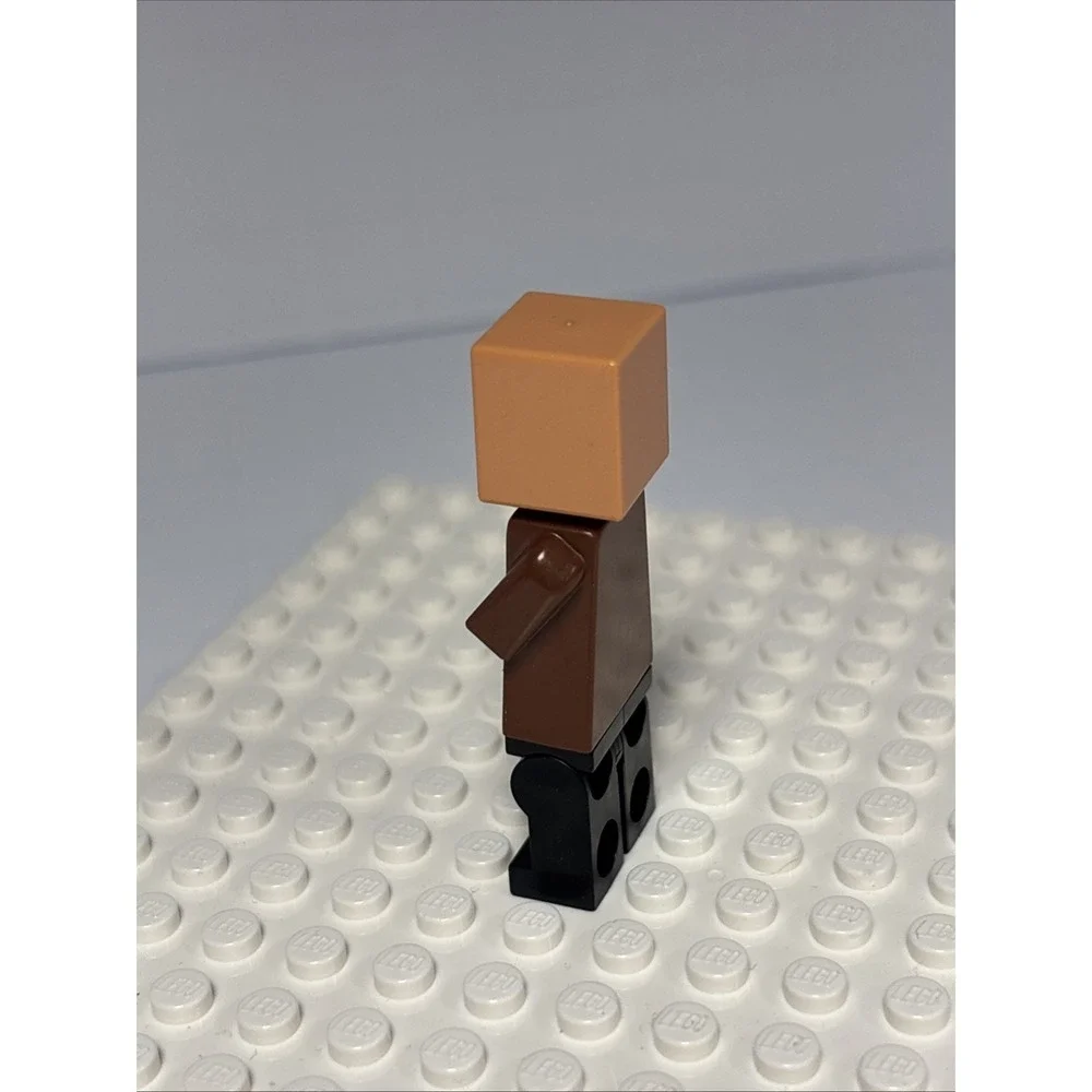 Lego Minecraft Villager Reddish Brown Minifigure 21138 21128